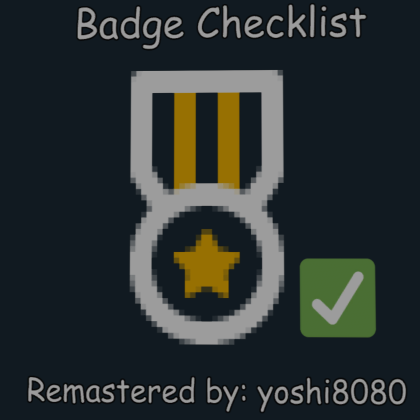 Badge Checklist Gui