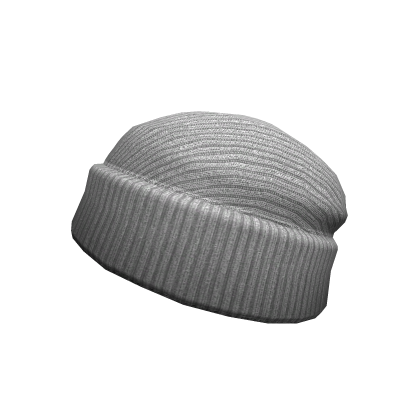 White Knit Beanie Roblox item