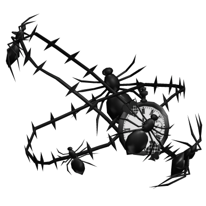 x egl goth Spider Clock Eyepatch x