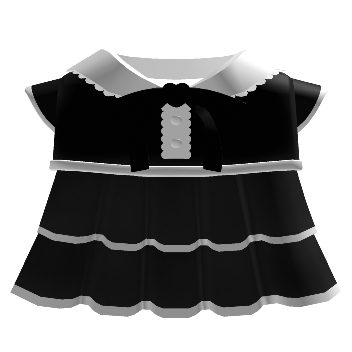 ၄♡၃ Sweetheart Ruffled Dress In Black