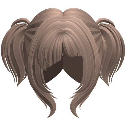 High Layered Pigtail Hair with Bangs Milktea Roblox item