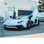 Blue Lamborghini
