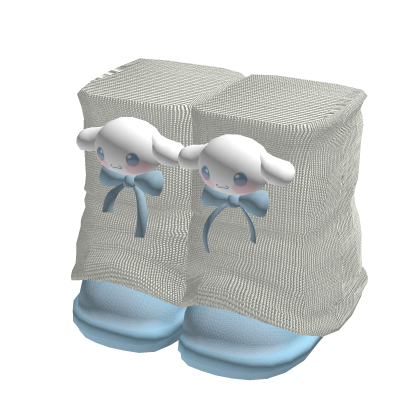 Fluffy Boots w/ Lined Leg Warmers Cinnamoroll