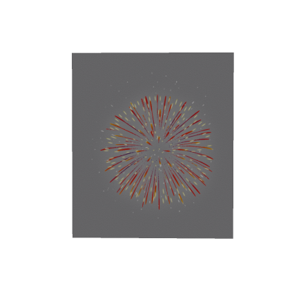 Exploding Firworks Particle Effect