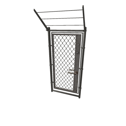 Chainlink fence door
