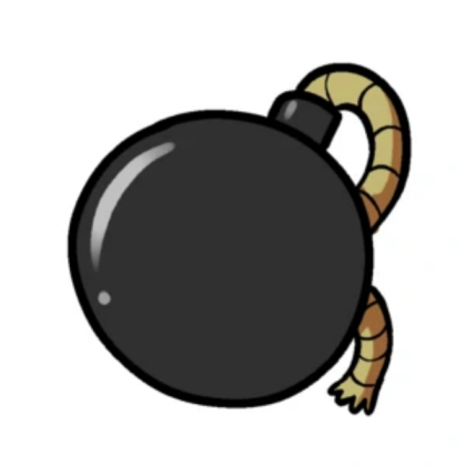 bomb fruit logo (blox fruits) Roblox decal
