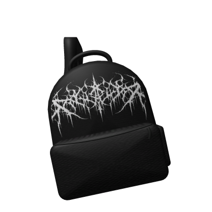 Y2k Black star backpack