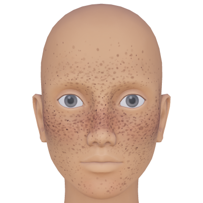 Dramatic Natural Freckles and Blush
