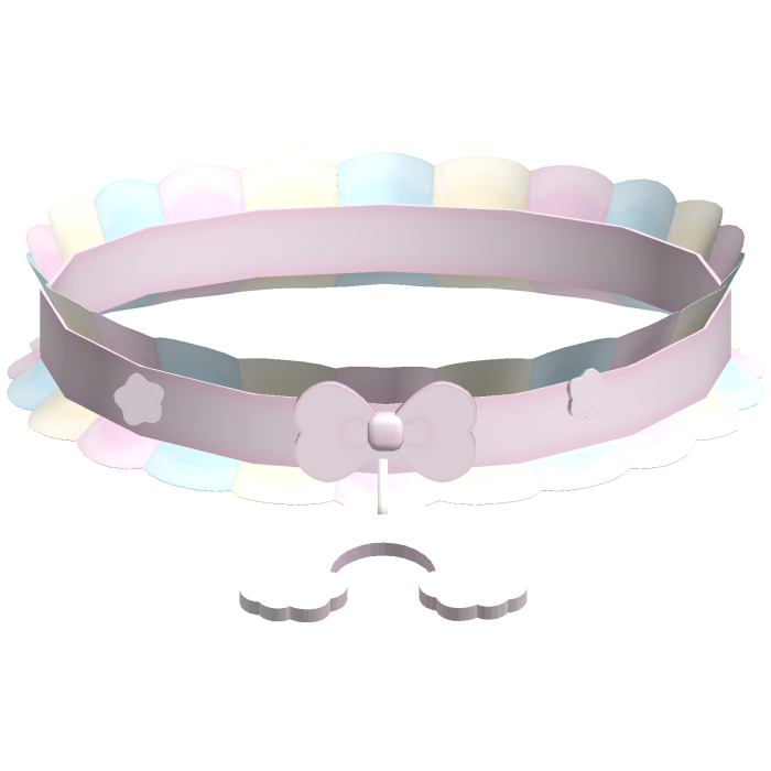 ♡ ꒱ cute adorable rainbow collar