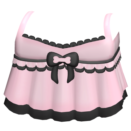 ♡ : cute pink puppy dress w/ bow Roblox item