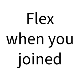 Flex your Account age