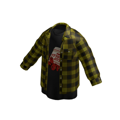 ✨Oversized khaki plaid trendy dress shirt jacket