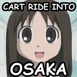 Cart Ride into Osaka! - Azumanga
