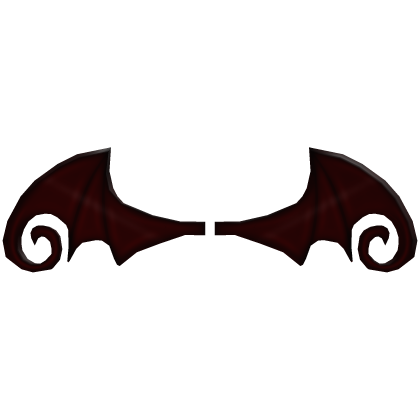 Cute Bat Vampire Wings Red ♥ Roblox item