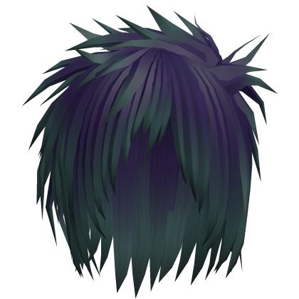 Purple Gyaruo J-rock Visual Kei Messy Hair 73.