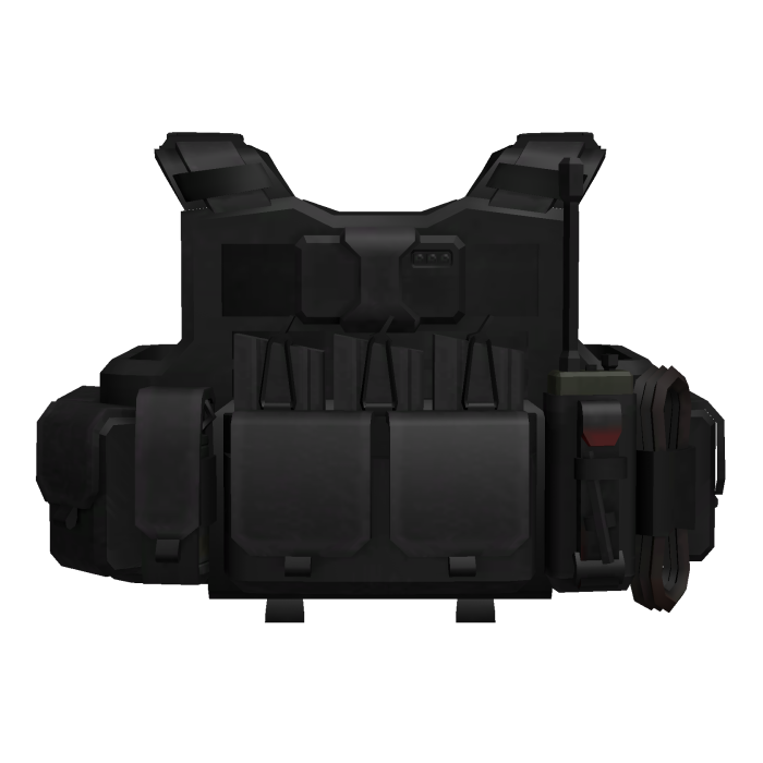 Military Black Vest