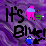 It’s blue!