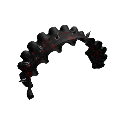 red & black spiked gothic headdress #;-((