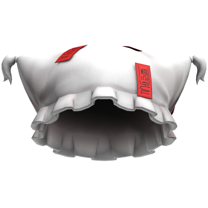 white yakumo ran kitsune hat (red)