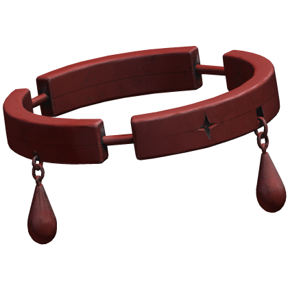 Red Broken Teardrop Halo