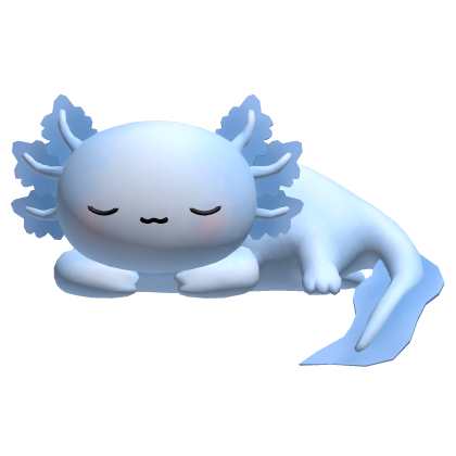 Cute Blue Sleeping Axolotl - Left Arm [1.0]