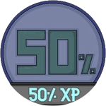 50% XP