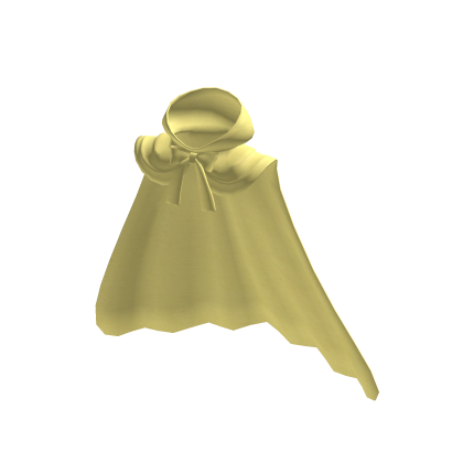 Pastel Yellow Cape Hooded Cloak