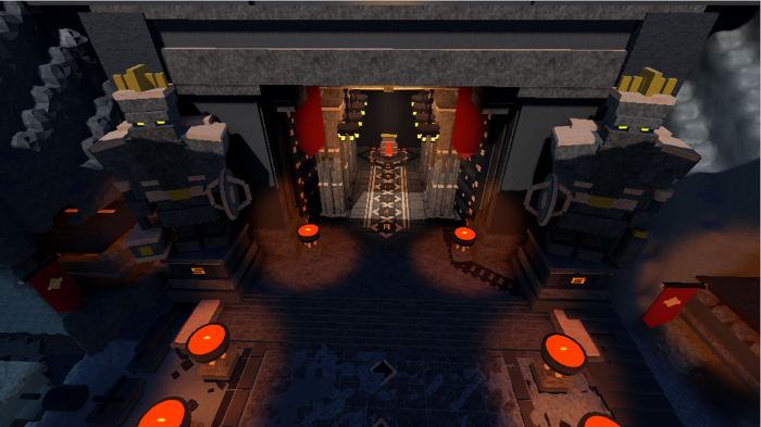 Dwarven Mountain Hub — Lobby & 7 Wired Stations preview 1