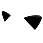 black cat ears
