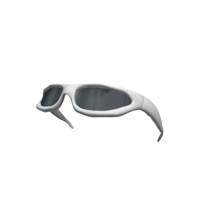 Y2k Raised Wrap Shades (White)