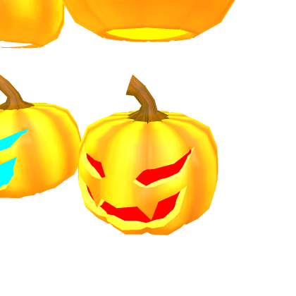 pumpkins with light colors halloween neon