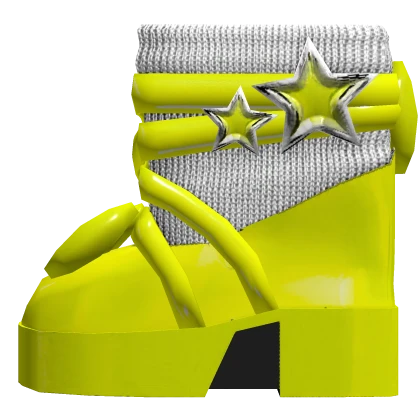 yellow y2k doll shoes - Left Shoe Accessory | Roblox Item - Rolimon's