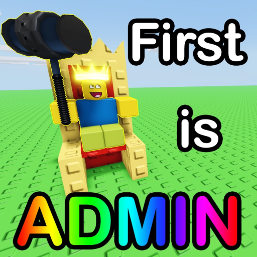 First is Admin official Roblox game thumbnail