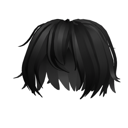 Messy Black Emo Hair
