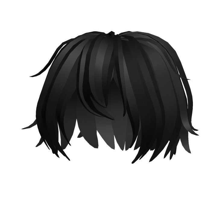 Messy Black Emo Hair
