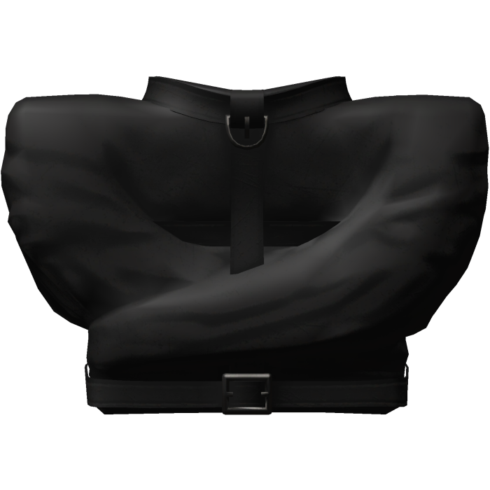 Black Distressed Straitjacket