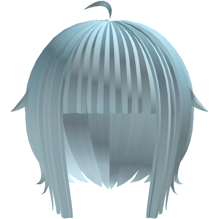 short moe emo hair with tuffs ; blue ꩜ 