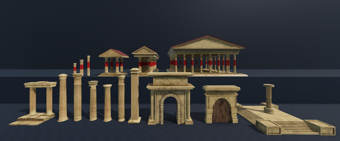 Roman Empire Building Pack Roblox preview 4