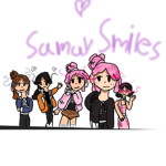 Sammy smiles