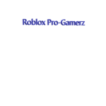 Roblox Pro_Gamerzz