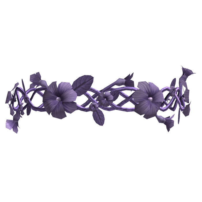 Violet Purple Flower Crown Tiara