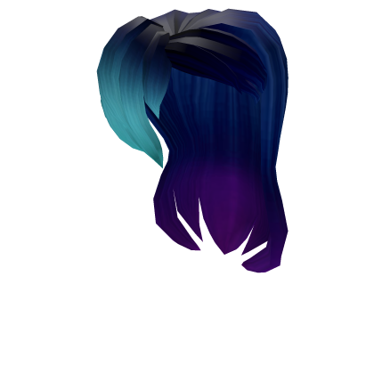 Long Rockstar Hair - Navy Roblox item