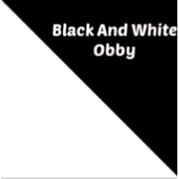white and black obby (door with codes)