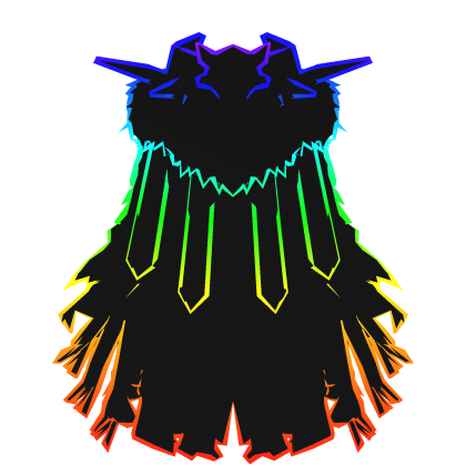 Cartoony Rainbow Cape