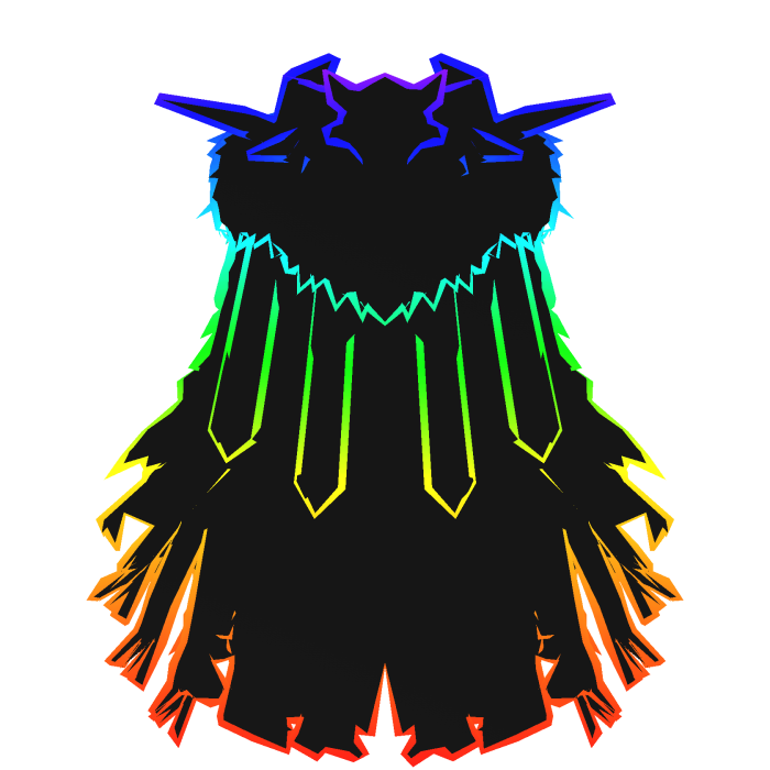 Cartoony Rainbow Cape