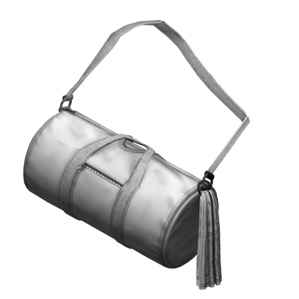 [3.0] White Duffel Gym Bag W/ White Bandana thumbnail