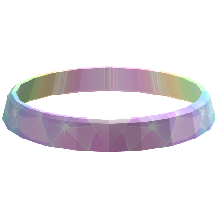 Rainbow Pastel Birthday Time Fedora Band (Addon)