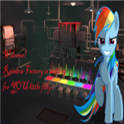 Rainbow Factory Poster Roblox decal
