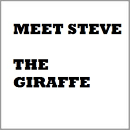 Meet Steve The Giraffe