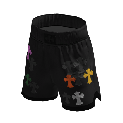 Black Leather Boxing Shorts thumbnail